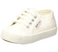Superga 2750 COTBUMP, Unisex-Kinder Sneaker, Weiß (White), 27 EU (9.5 UK)