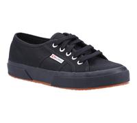 Superga 2750 Cotu Classic 100% Baumwolle Herren Voll Schwarz Turnschuhe EU 44 / UK 9.5