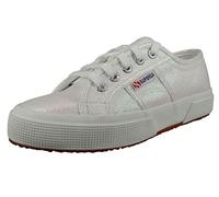 Superga Sneaker für Damen aus Italien, Spanien und Portugal für Damen, silber, Gr. 39 EU