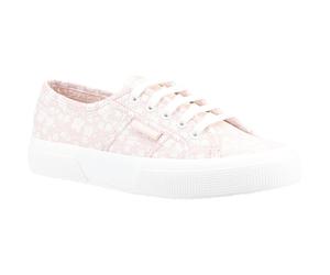 Superga 2750 Print 100% Baumwolle Damen Rosa/Weiß Turnschuhe EU 42 / UK 8