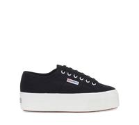 Superga Unisex-Erwachsene 2790 Plateau-Sneaker, Schwarz/F Avorio, 5.5 Women/5.5 Men