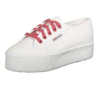 Superga 2790-COTW Contrast Sneaker Damen weiß/korall, 39 EU - 5.5 UK - 8 US