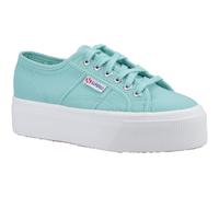 Superga 2790 Linea Up And Down 100% Baumwolle Frauen Grün Wasser Trainer EU 41 / UK 7,5