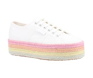 Superga 2790 Multicolor Rope 100% Baumwolle Damen Weiß/Candy Mehrfarbig Turnschuhe EU 40,5 / UK 7