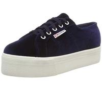 Superga 2790-velvetchenillew, Damen Gymnastikschuhe, Blau (Blue 381), 36 EU