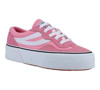 Superga 3041 Revolley Colorblock Platform Leder Damen Rosa/Weiß Turnschuhe EU 36 / UK 3