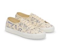 Superga 3750 Seashells Print Baumwoll-Damensneaker In Beige EU 39/UK 6
