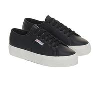 Superga Damen 2740 Platform Nappa Shoes, Black-FAvorio-SP, 40 EU