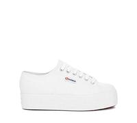 Superga Damen 2790 COTW Lettering 3D Weiß Textil 41