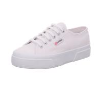 Superga Damen Plateau Sneaker für Damen, weiß, Größe 39 EU
