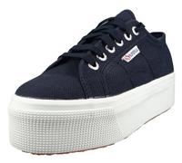 Superga Damen S9111lw-2790 COTW Linea Up & Down Shoes, Navy Blue White S9111lw F43, 38.5 EU Weit