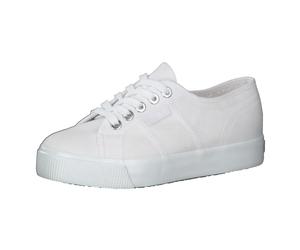 Superga Damen Sneaker 2730 Cotw Bigeyelets S5122QW-A5C 38 White-Platinum