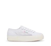 Superga - Damen Sneaker 2740, Netzmaterial (38 EU) (Weiß)