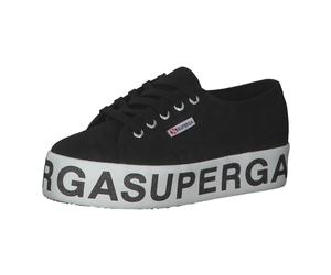Superga Damen Sneaker 2790 Cotw Glitterlettering S111TRW-A02 41 Black-Black