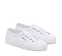 Superga - Damen Sneaker 3750, Gerafft, Jersey (40 EU) (Weiß)
