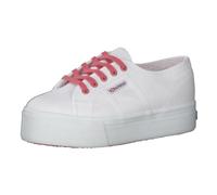 Superga Damen Sneaker Cotw Contrast S1114DW-SA0E 40 White-Beige-Light Sand