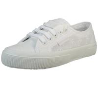 Sneaker SUPERGA "2750 FLOWER SANGALLO" Gr. 39, weiß Schuhe Sneaker aus besticktem Textilmaterial (45504626-39)