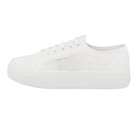 Superga Low Sneaker 2740 Flower Sangallo Low Top S2148kw Weiß A0a Total White Textil für Damen - 37