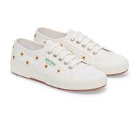 Superga Embroidery Linen Sunflower Damen Leinenschuhe In Weiß EU 40 / UK 6,5