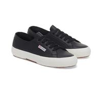 Superga - Herren/Damen Unisex Sneaker 2750, Nappaleder (38 EU) (Schwarz/Avorio)