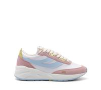 Superga - Herren/Damen Unisex Sneaker 4089 Training 9TS Slim, Wildleder (38 EU) (Blassrosa/Grau Lila/Sonniges Lindgrün)