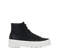Superga Leather Ankle Boots 2341 Alpina Nappa 25631 Black