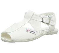 Superga S0026X0 Unisex-Kinder T-Spangen Sandalen, Weiß (White 900), 22 EU