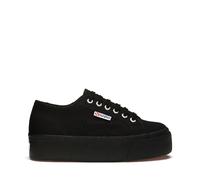 Superga Schwarze Schuhe, Schwarz, 37 EU