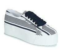 Superga Sneaker 2790 COT MULTI STRIPE W in Weiss 40