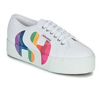 Superga Sneaker 2790-COTWPRINTEDLOGOGLITTER in Weiss 37