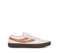 SUPERGA - Sneakers, Herren/Damen, Casual, Modell 2619 ST 1, Weiß, Elfenbein, Braun, Leder, 44 EU