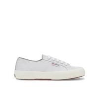 Superga - - Ungefütterte Sneaker 2750 aus Nappaleder für Damen, Kolorit Optical White/Silver/Favorio, Größe: