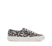 Superga - Unisex 2750 Light Leopard Print Sneakers, Color Lt Beige Leopard/F Avorio, Size: 4.5 M US Mens/6 M US Womens