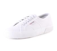 Superga Unisex 2750 Tumbled Leather Gymnastikschuhe, Weiß (White 900), 43 EU