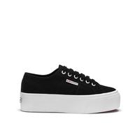 Superga Unisex-Adult 2790 Platform Sneaker, Schwarz, 6.5 Women/5 Men