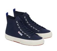 Superga Unisex-Erwachsene 2750 Mid Cotton Sneaker, Navy/Blue Spectrum/Favorio, 5.5 Women/5.5 Men
