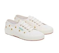 Superga Embroidery Linen Sunflower Damen Leinenschuhe In Weiß EU 40 / UK 6,5