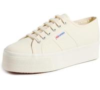 Superga Unisex-Erwachsene 2790 Plateau-Sneaker, Beige Natur/Favorio, 10.5 Women/9 Men