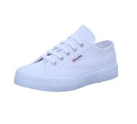 Superga Damen Low Sneaker COTU S00GRT0-2630 Weiß 901 White Textil, Groesse:37 EU