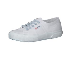Superga Unisex Leinenschuhe Cotcontrastu S00GWR0-A0A 36 White-Blue Lt Crysta