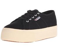 Superga Damen 2790 Acotw Plateau Modischer Sneaker, Schwarz, 39 EU