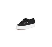 Superga Women's 2790a COTW Fashion Sneaker, Schwarz/Weiß, 39.5 EU