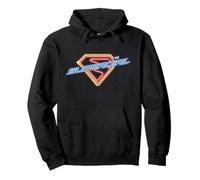 Supergirl 2026 Neon Glow Shield Pullover Hoodie