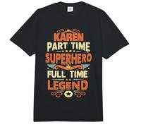 Superheld Karen Spruch Personalisierter Karen Name Comfort Colors Adult Heavyweight T-Shirt