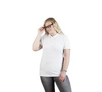Superior Poloshirt Plus Size Damen, Weiß, XXL