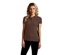 Superior Poloshirt Plus Size Damen, XXL, Braun