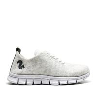 Superleichter, veganer Sneaker "thies ® PET" aus recycelten Flaschen, flexibel und bequem snow (weiss) 38