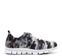 Superleichter, veganer Sneaker "thies ® PET Camo" aus recycelten Flaschen, flexibel und bequem camo grey (grau) 38