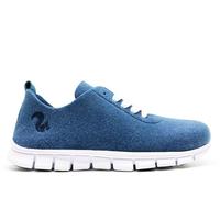 Superleichter, veganer Sneaker "thies ® PET" Men aus recycelten Flaschen, flexibel und bequem Ocean (blau) 43