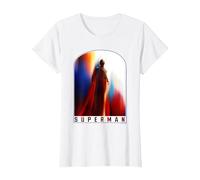Superman (2025 Movie) Look Up Poster T-Shirt, Damen, Weiß, S